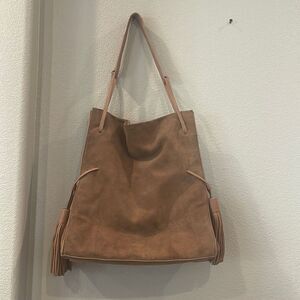 All Saints Freedom Suede Hobo Bag